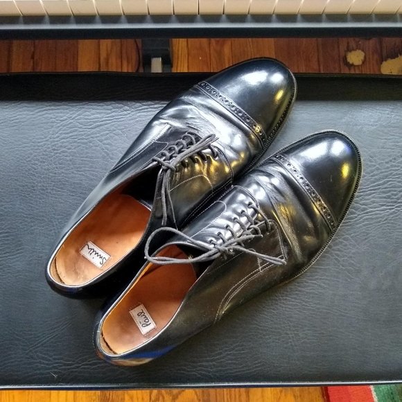 Paul Smith Black Leather Wingtip Shoes Men\'s Size 9.5 main image 5